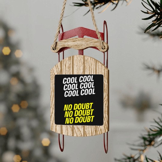 Brooklyn Nine Nine - Cool Cool Cool Sled Ornaments