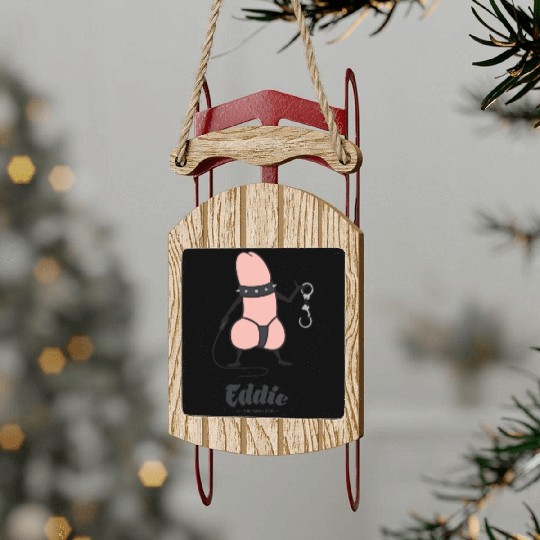 Eddie Funky Dick BDSM Sled Ornaments