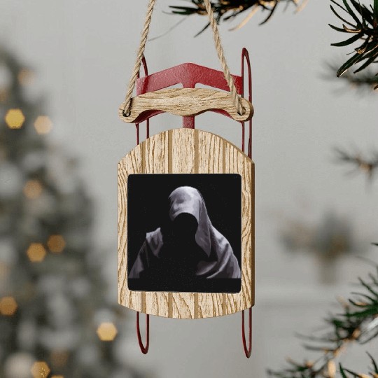 Grim Reaper Sled Ornaments