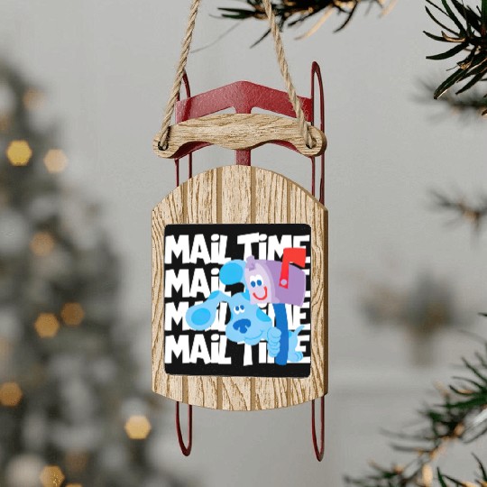 Mail Time With Blues Clues Sled Ornaments