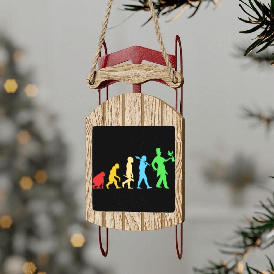 Retro Magic Lovers Magician Evolution Sled Ornaments