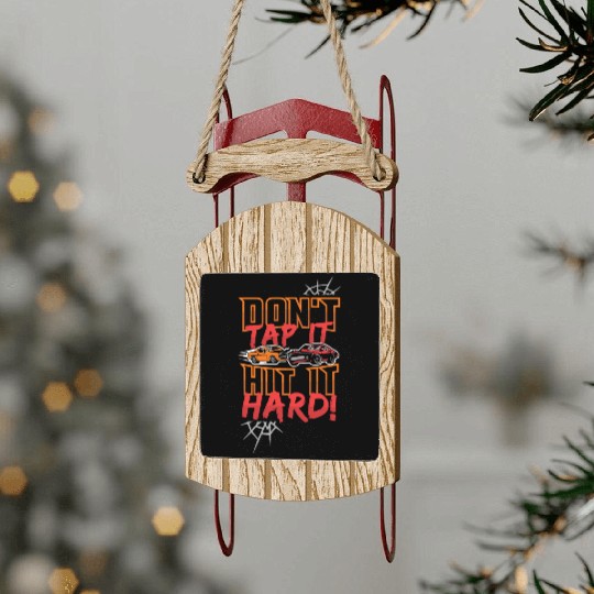 Demo Derby Demolition Derby Demolition Derby Lover Sled Ornaments