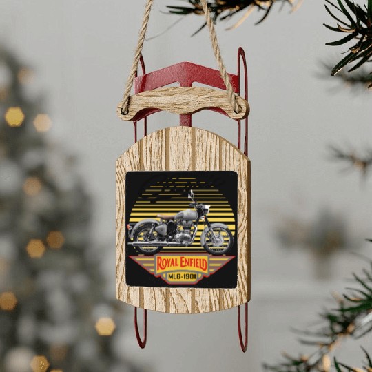 Royal Enfield CLASSIC GUN METAL Sled Ornaments