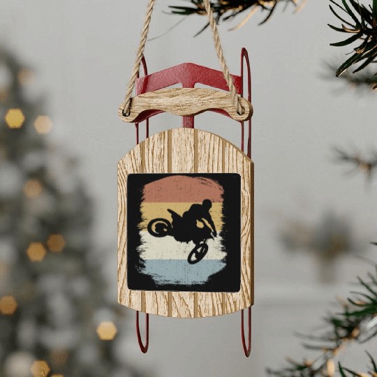 Dirt Bike MX Motocross Supercross Sled Ornaments