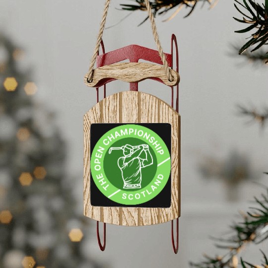 Open Championship, Golf, Golf Tournament Sled Ornaments