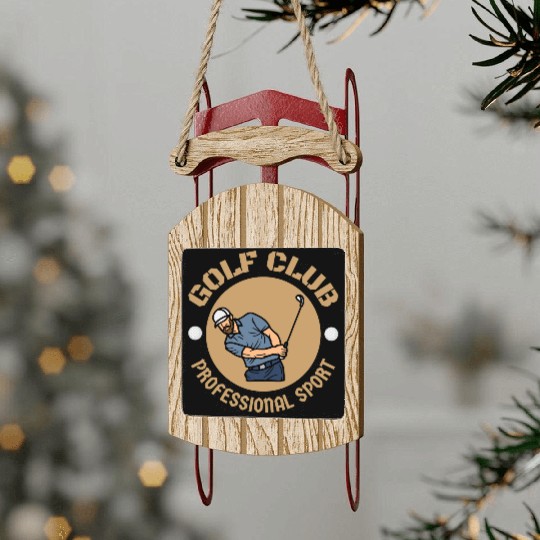 Open Championship, Golf, Golf Tournament Sled Ornaments
