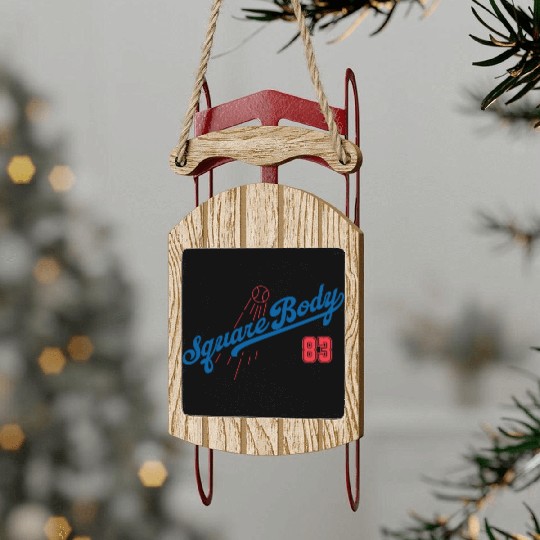 1983 Square Body Sled Ornaments