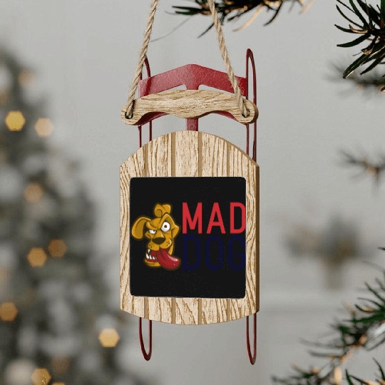 Mad Dog Sled Ornaments