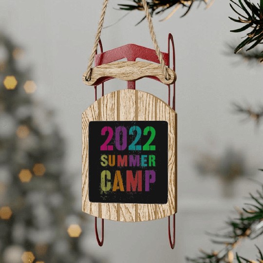 2022 SUMMER CAMP for Friends and Mates to Sign Sled Ornaments