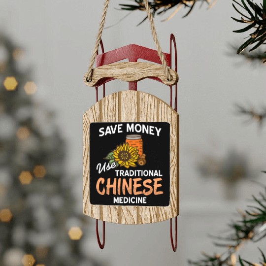 Save Money Use Traditional Chinese Medicine Sled Ornaments