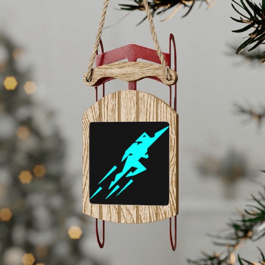 Rocket Man Sled Ornaments