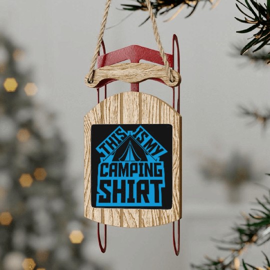 Sled Ornaments camping outdoor tent