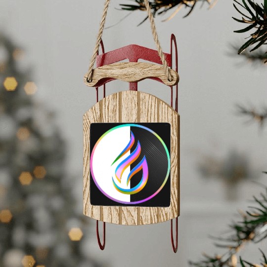 The Crystal Flame of Transmutation Sled Ornaments