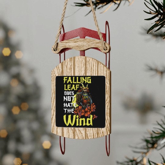 Samurai Karate Kendo Warrior Sled Ornaments