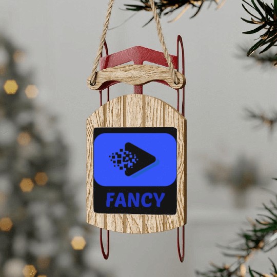 Fancy Sled Ornaments
