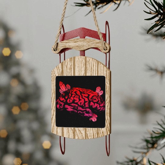 Brain with Crystal - Red Sled Ornaments