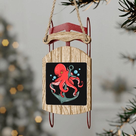 Octopus Anchor for Octopus Lover Sled Ornaments
