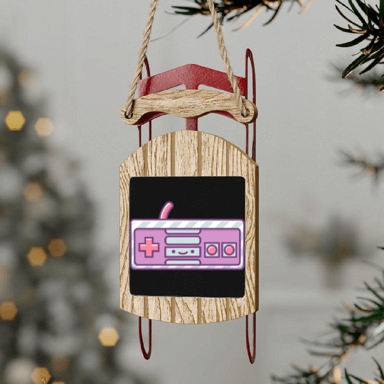 Sweet classic video game controller Sled Ornaments