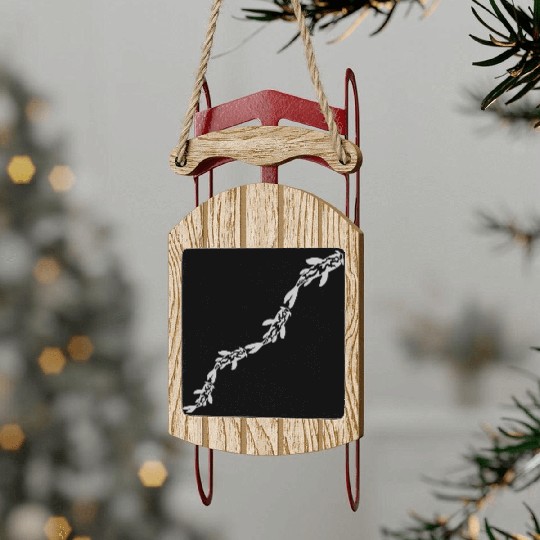 row koi fish nishikigoi Sled Ornaments