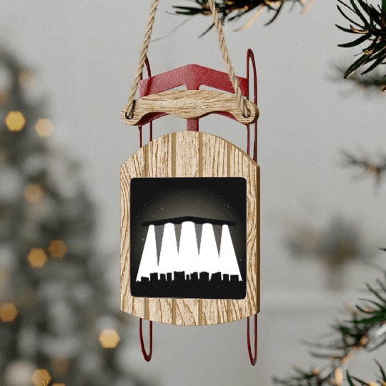Black Triangle, Phoenix Lights Sled Ornaments