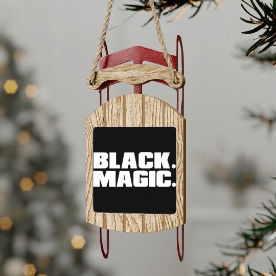 black magic 05 Sled Ornaments