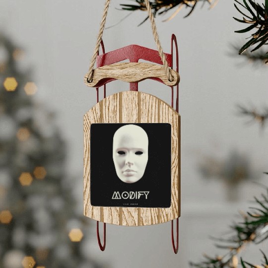 UNISEX Sled Ornaments%100 COTTON PREMIUM QUALITY