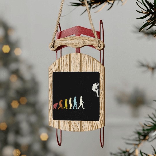 Climbing Evolution Mountaineering Bouldering Sled Ornaments