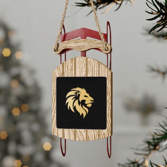 Lion of Judah Sled Ornaments