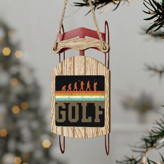 Evolutionary History of Golf Sled Ornaments