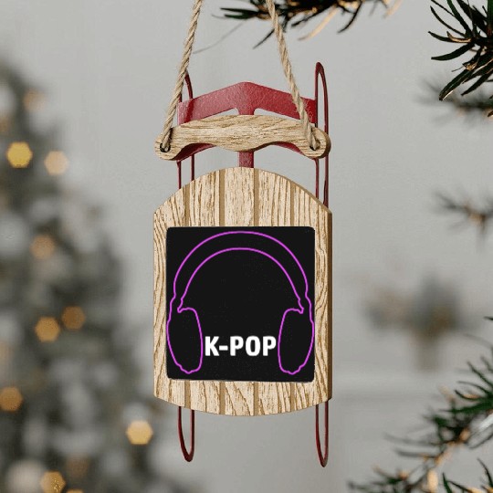 Kpop Style Korean Pop K-Pop Music Sled Ornaments