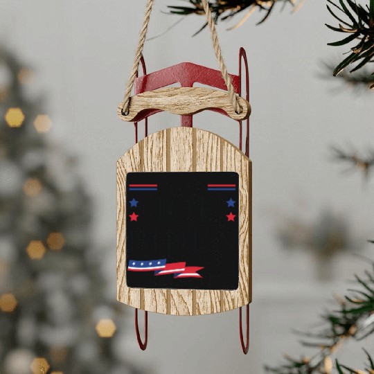 Vote Joe Biden 24 Sled Ornaments
