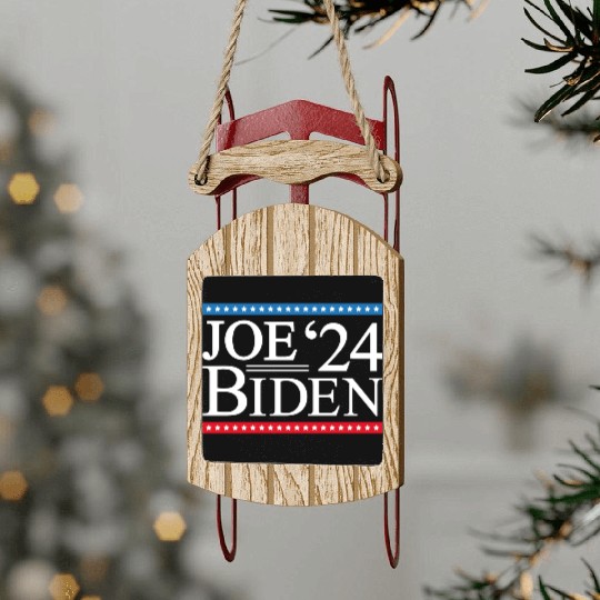 Joe Biden 2024 Sled Ornaments