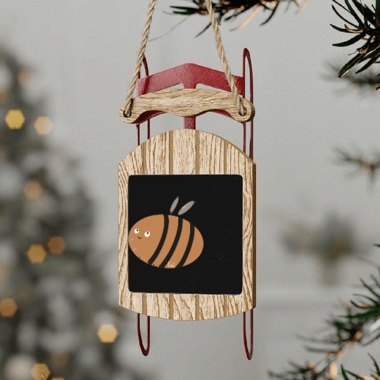 Bumblebee Sled Ornaments