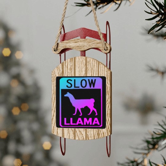 Phish Slow Llama Sled Ornaments