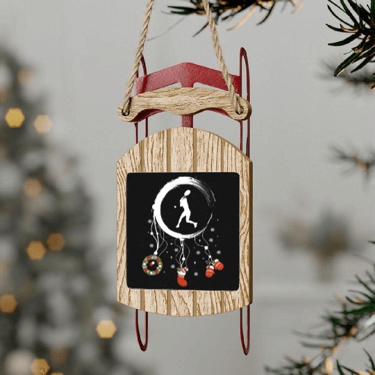 Winter dreamcatcher Christmas Tennis Sled Ornaments