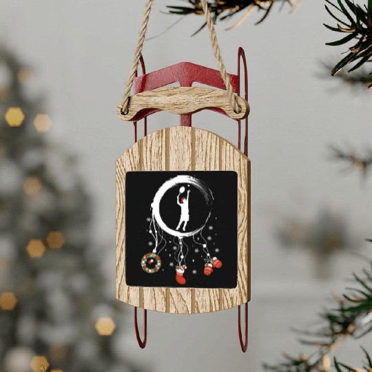 Winter dreamcatcher Christmas Tennis Sled Ornaments