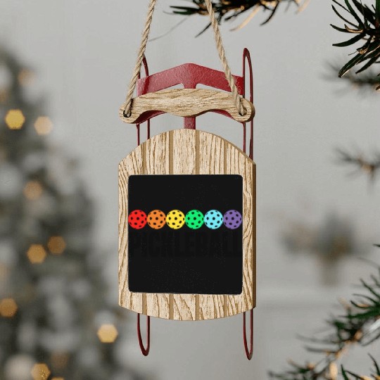 Pickleball Sled Ornaments