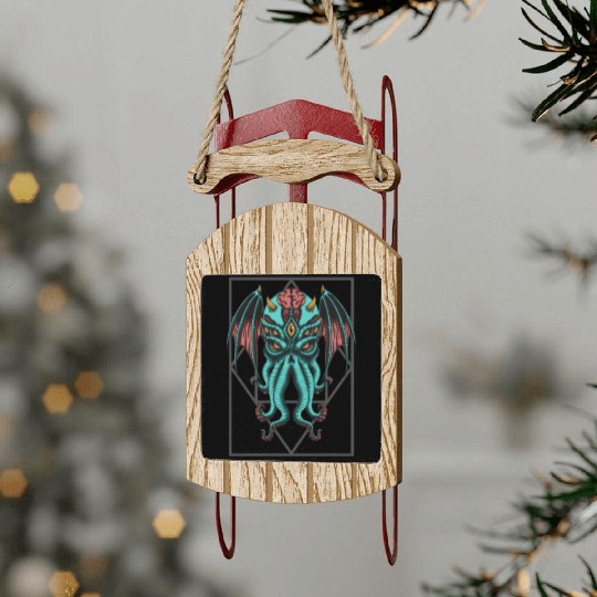 Cthulhu Sled Ornaments