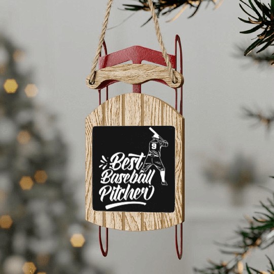 Best Baseball Pitcher Ever Player Sayings Hobby Sled Ornaments
