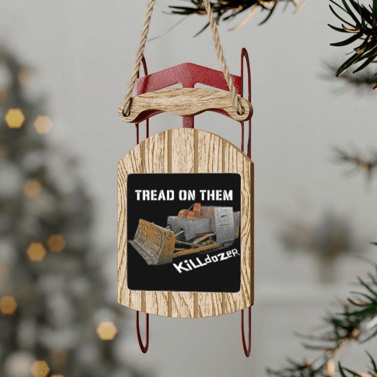 Killdozer Sled Ornaments