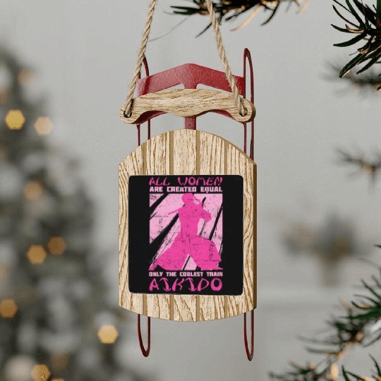 Aikido Women Japan Taekwondo Karate Martial Arts Sled Ornaments