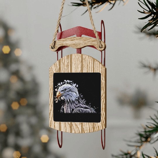 Eagle Sled Ornaments