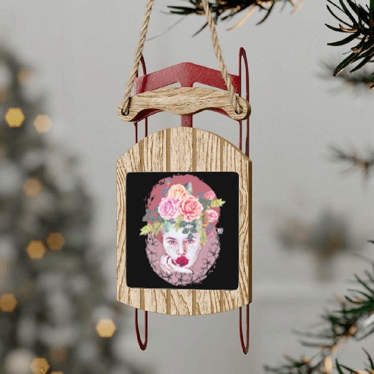 wanderlust 1 Sled Ornaments