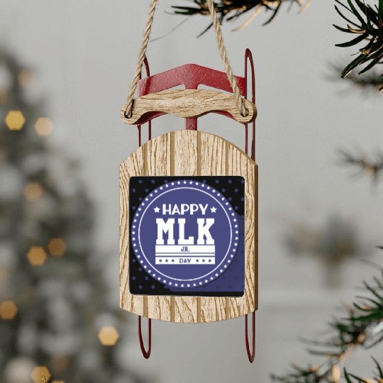 Martin Luther king jr. day Sled Ornaments