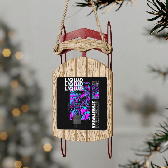 Liquid Urban Streetwear Sled Ornaments