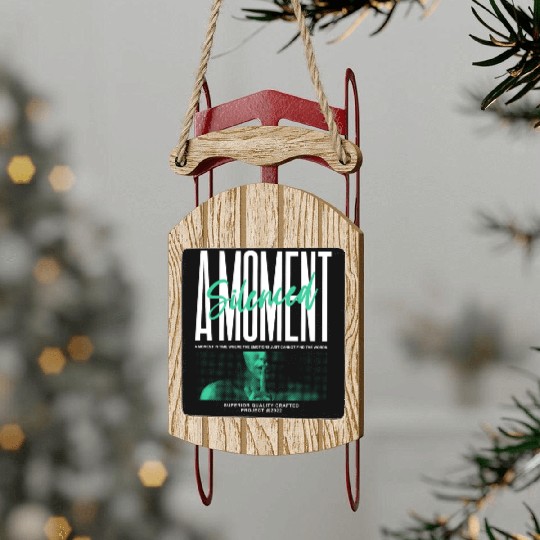 A Moment Streetwear Sled Ornaments