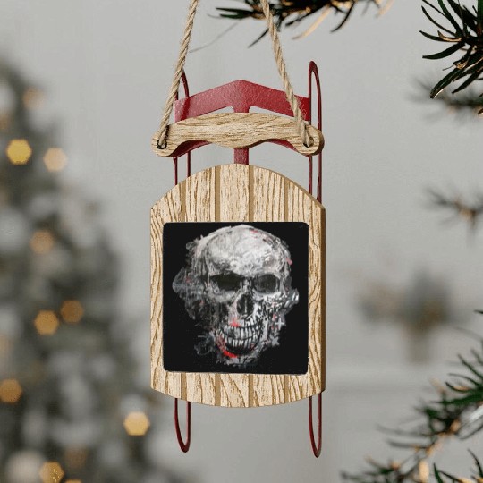 Graffiti Skull Streetwear Sled Ornaments