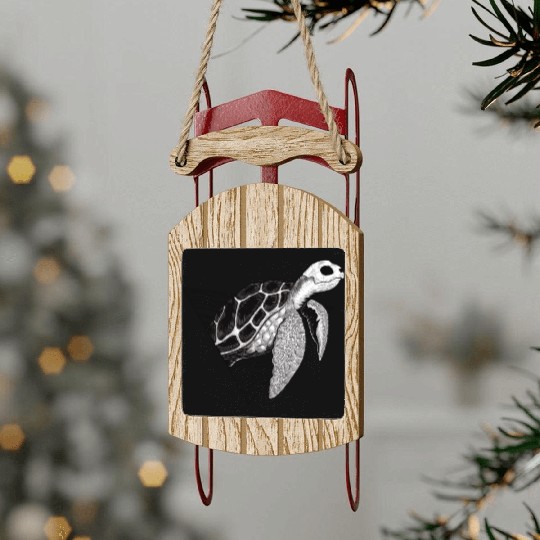 Bone Turtle Streetwear Sled Ornaments
