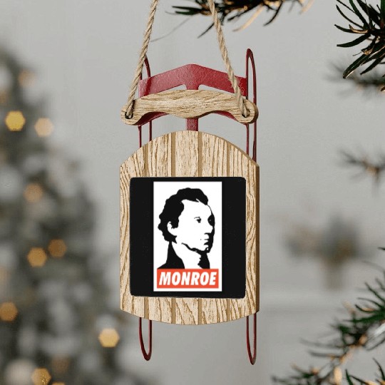 James Monroe Sled Ornaments