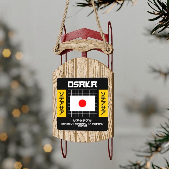 Osaka Kansai Regional Economy Driver Sled Ornaments